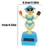 1 Pc Car Decoration Solar Decoration Bobblehead Doll Cartoon RichWoman Modeling Decoration Gift Creative Interior Car Supplies