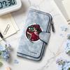 Vintage Long Wallet with Japanese Art Pattern Fashion Large Capacity Multi Card Slots Purse for Daily Use