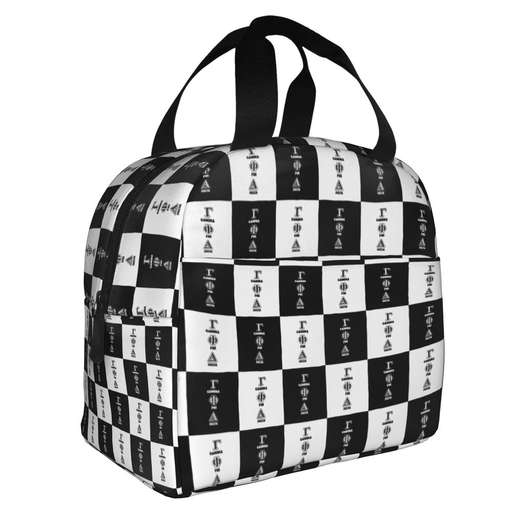 Gamma Phi Delta Insulated Lunch Bags for Women African American Sorority Resuable Cooler Thermal Bento Box School