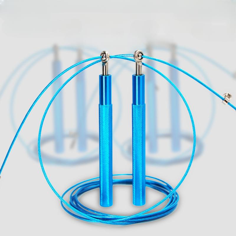 Обучение учащихся средней школы из алюминиевого сплава, скакалка для взрослых, фитнес-спортивное оборудование, универсальный подшипник, стальная проволока, скакалка