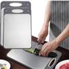 Plastic Stone Cutting Board,, Kitchen Cutting Board, Dishwasher Safe, Easy To Clean And Grip Chopping Boards For Meat Veggies