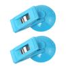 Car Suction Cup Clip Ticket Holder Car Bill Card Clamp with Advertising for Glasses Window Office Door (2 Pack, Blue)