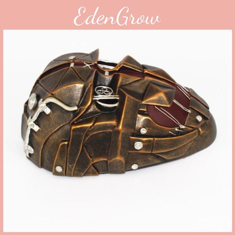 Маска Корво Аттано из Dishonored для ролевых игр, Хэллоуина, Рождества. Аксессуар. Смола. Серебряный и медный стили