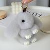 Плюшевый кулон-брелок в виде кролика из искусственного меха рекс
