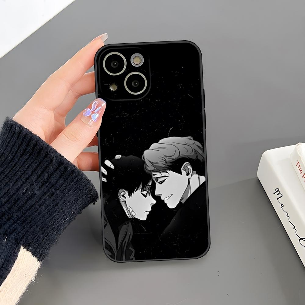 Чехол для телефона с аниме-персонажем Kill Stalker Для iPhone 16 Plus 15 14 Pro Max 13 Mini 11 12 Xr X Xs 6 7 8 SE Plus Задняя крышка