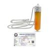 Reiki Crystal Natural Certified AAA Quality Crystal Stone Pencil Pendant with Certificate & Metal Chain for Healing & Crystal Healing Gemstones