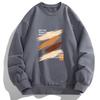 New Autumn and Spring Long Sleeved T-shirt Men's Hoodie Base Shirt Men's Round Neck Pullover Hoodie