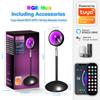 Проекционная лампа RGB Sunset с дистанционным управлением - радужная проекционная ночная лампа с совместимостью с умным домом