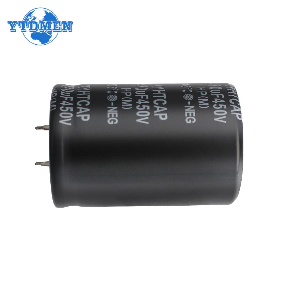 1 шт. 450 В Алюминиевый электролитический конденсатор 450 Вольт 470 мкФ 35x50 мм Конденсаторы Хорошее качество