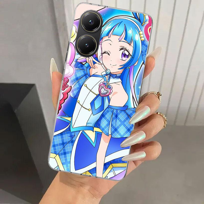 Чехол для телефона Pretty Cure Anime для Xiaomi Poco X5 X6 X7 Pro F7 Ultra M7 Redmi 15 15C 13 13C 12 12C 10 10A 10C 9 9A 9C 9T Shell Poc