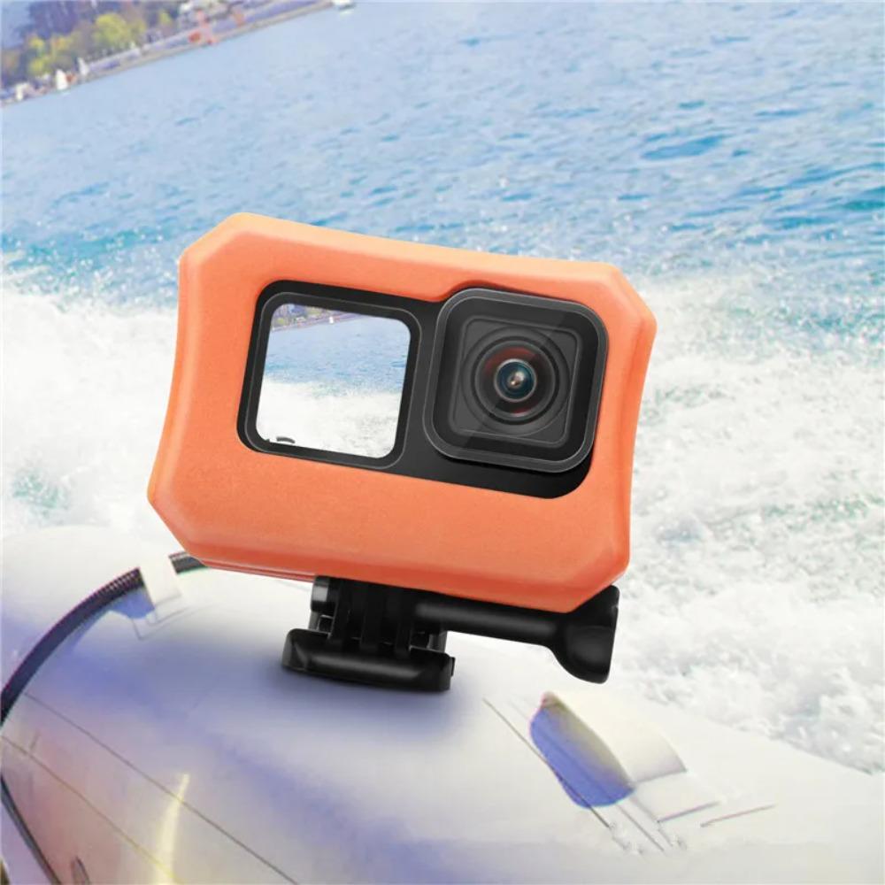 Плавучий водонепроницаемый каркас против погружения для GoPro Hero Mini11 Черный Корпус для серфинга и дайвинга Портативный аксессуар для камеры для водных видов спорта