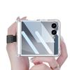 Чехол для мобильного телефона Samsung ZFlip7, складной экран, гальваническое покрытие, Phantom, полностью закрывающий, силиконовый браслет-оболочка, пленка, защитный чехол, жесткий чехол