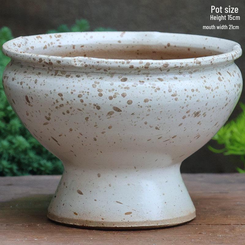 Специальное предложение: Высокий ретро-керамический цветочный горшок для суккулентов или зеленого редиса