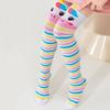 Spring Autumn Girls Cotton Over The Knee Long Lovely Stockings Cartoon Cartoon Kids Child Knee High Socks Infant Baby Socks