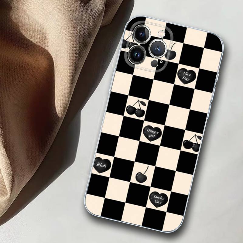 Мультяшный сетчатый чехол для телефона Силиконовый Мягкий для iPhone 14 13 12 11 Pro Mini XS MAX 8 7 6 Plus X XS XR Чехол