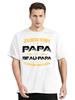 Fathers Day Birthday T Shirt Unisex Tops Tees Casual T Shirt Camisetas New Assure Deux Titres Papa Et Beau Papa Dad Papa Tshirt