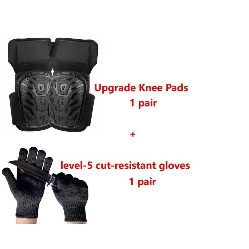 Регулируемые профессиональные гелевые наколенники, бандажи, защита, защита, строительство, полы, уборка сада, работа