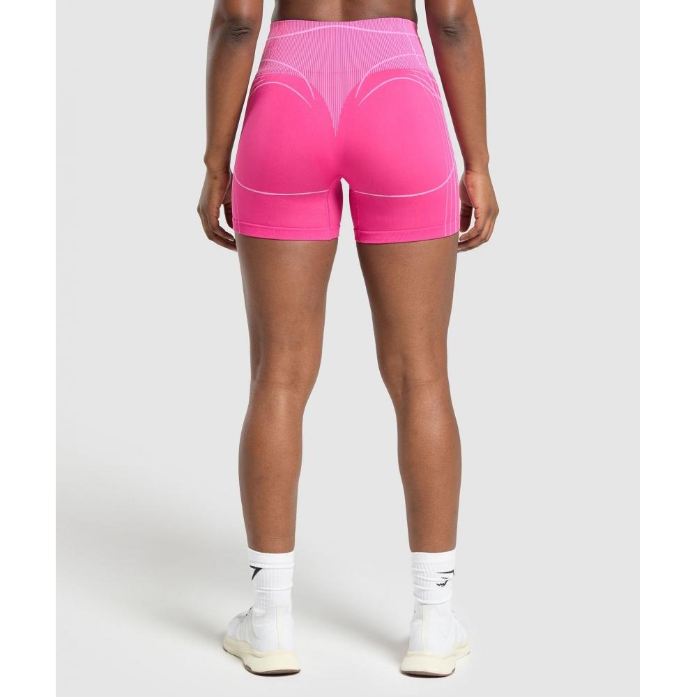 Gymshark Бесшовные шорты Apex Valley Pink Sour Pink B3b4p Kcsd
