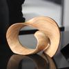 Minimalist New Chinese Style Ornaments Wood Grain Abstract Art Twisted Ribbon Ornaments Model Room Entrance TV Cabinet Crafts