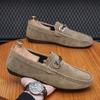 Мужская обувь Bean Shoes для ленивого вождения, дышащая мужская повседневная обувь, лоферы.