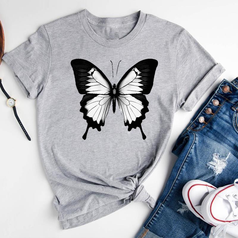 (Азиатский размер)Женская футболка с принтом, модная футболка с милой пандой, милый стиль, женская женская одежда с графическим рисунком, повседневная футболка с коротким рукавом