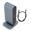 Docking Station 4K HD Multimedia Interface VGA 15W‑87W PD3.0 USB 3.0 Gigabit Ethernet Memory Card