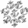 Alloy Anchor Sign Smooth Metal Charms 23*21MM Vintage Silver Anchor   For Jewelry Making Accessory