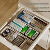 Японский выдвижной органайзер для ящика: Многофункциональный разделитель для столовых приборов и канцелярских товаров