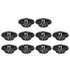 10Pcs Vehicle Retainer Hood Bonnet Support Stay Rod Clip for Qashqai Dualis J10 D40