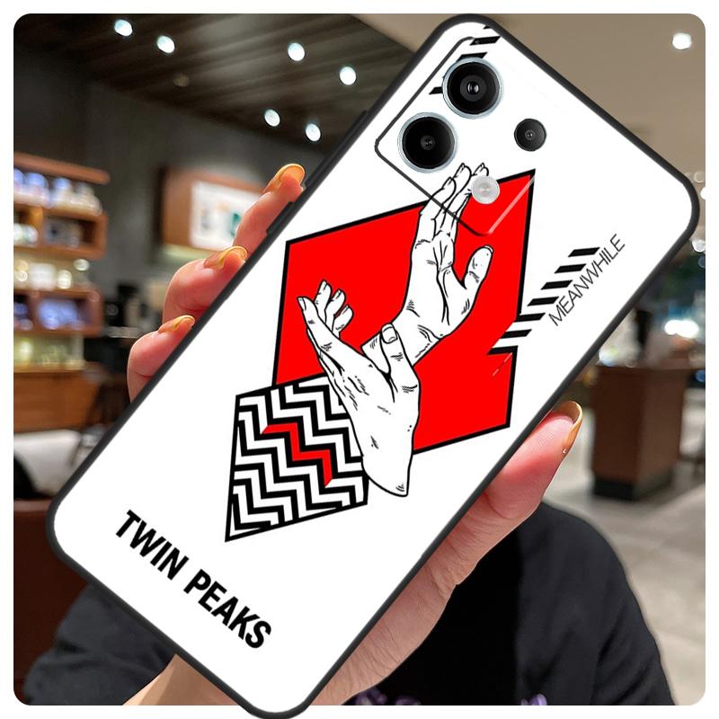 Твин Пикс Огонь, иди со мной Чехол Для Xiaomi Redmi Note 14 Pro 10 13 12 11 11S 12S Чехол Для Redmi 15C 12C 13C 14C 10C 15