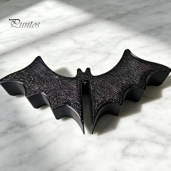 Крючок для стекла без сверления 3D-печатная летучая мышь для душевой двери, Защелкивающиеся гаджеты для ванной в стиле Хэллоуина на зажиме, Готический держатель для полотенца, мочалки, Креативное хранение