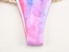 Tie Dye Микро Бикини Сексуальный Женский Купальник Женский Купальники Пляжные Стринги Бразильский Купальщица Комплект Бикини Biquini Купальный Костюм