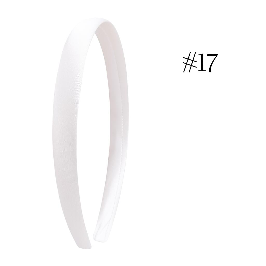 1,5 см Однотонные повязки на голову Сатиновая повязка для рукоделия Сделай сам Повязка для волос Красочные сатиновые повязки на голову для девочек и женщин