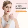 Gobygo 1Pcs Adjustable Breathability Compression Wrist Brace Sprains Carpal Tunnel Pain Ultra-Thin Elastic Wrist Support Unisex