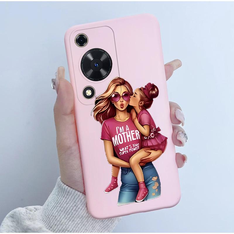 Чехол для телефона Huawei Nova Y72 Чехлы 6,75" Милый Чехол-Панда Астронавт Для Huawei Enjoy 70 NovaY72 MGA-LX3 Мягкий Силиконовый Корпус