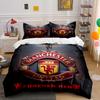 Постельное белье Manchester United Комплект постельного белья Пододеяльник Комплект пододеяльника Наволочки Домашний декор (1 * Пододеяльник 2 * Наволочки, без одеяла)