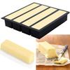 Silicone Ice Stick Tray 4 Cavities Food Grade Easy Release BPA Free Summer Refrigerator Long Ice Strip Butter Maker Press Mold Kitchen Supplies