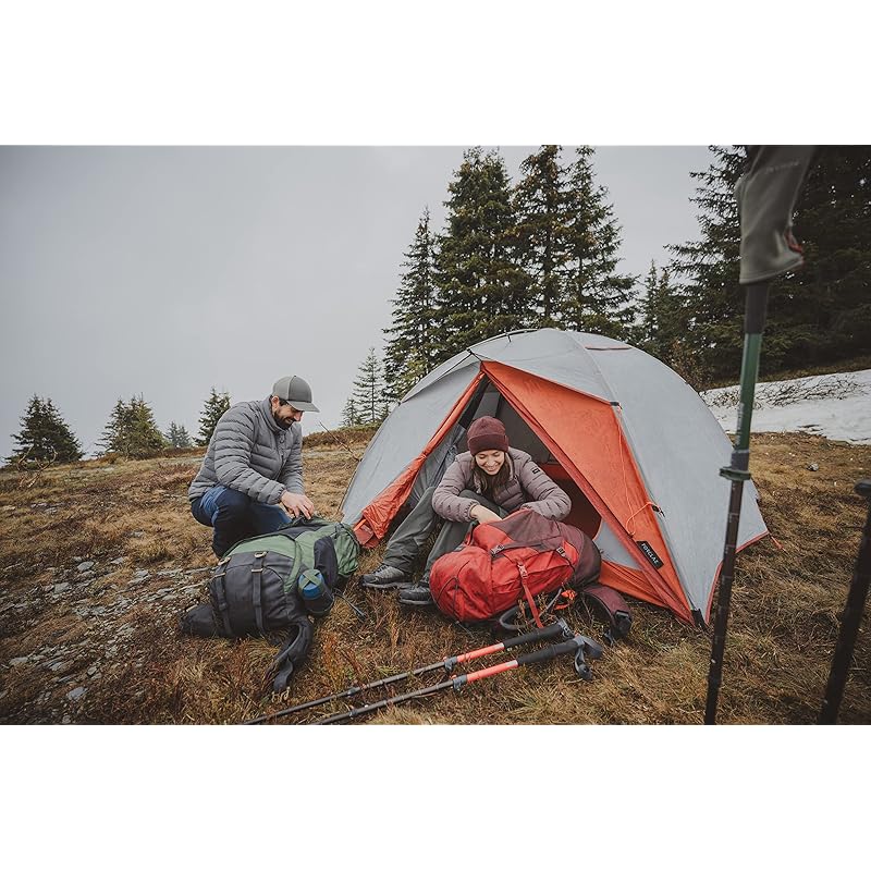 Forclaz Decathlon For camping, trekking, and mountain climbing tent water resistance wind resistance For 3 seasons freestanding domed compact Easy