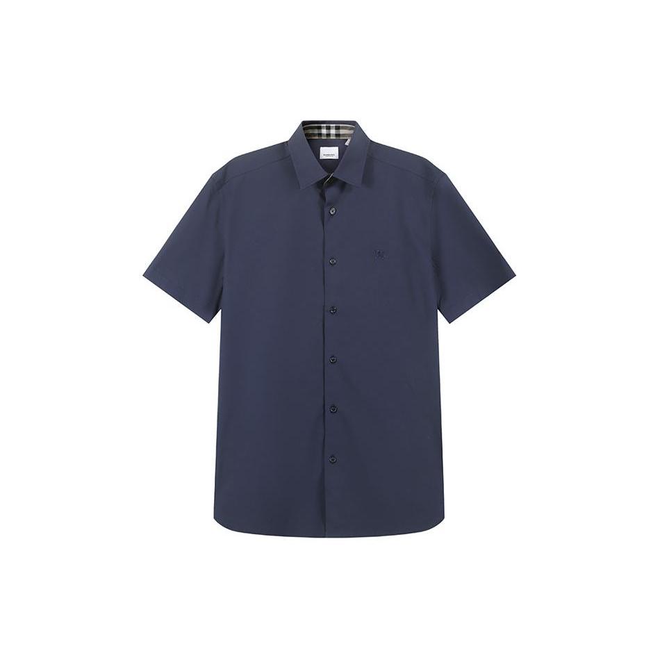 Burberry SS24 Shirt Men's Marine Blue 80795951