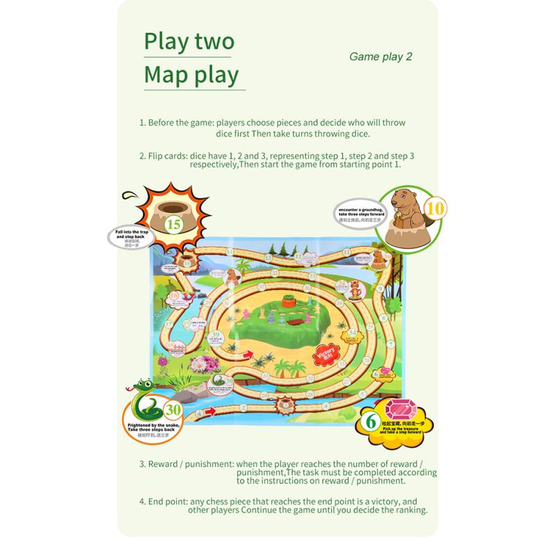 Tortoise Hare Off-road Race Toys Tabletop Parent-child Interactive Game Guard Carrot Competition