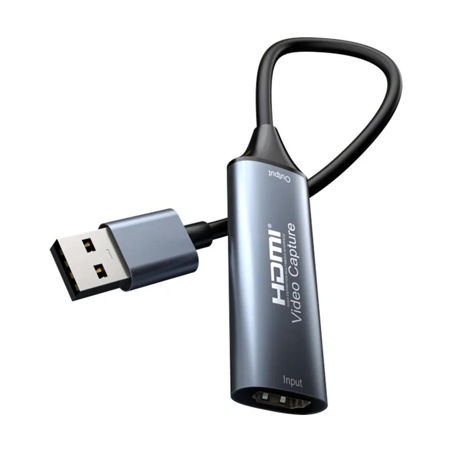 Карта видеозахвата USB 3.0 USB/Type-c TO HDMI-совместимый адаптер Game Grabber Record ms2130 для Live Switch Xbox PC Xiaomi Cable
