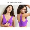 Спортивные бюстгальтеры для женщин без стального кольца без накладки на грудь Спортивный бюстгальтер Эластичный бюстгальтер без следов для йоги, фитнеса, бодибилдинга, танцев, бега
