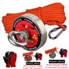 Fishing Magnets Strong Retrieval Magnet with 10m Durable Rope for Magnet Fishing and Underwater Salvage Magnetic Retrieval
