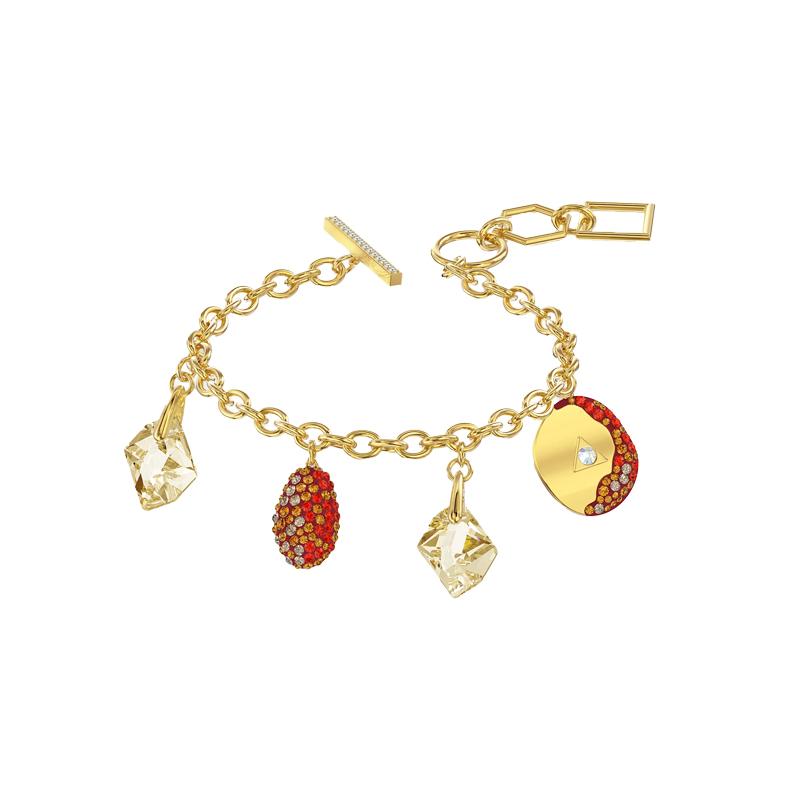 Swarovski The Elements Exquisite Design Gold Plated Bracelet Women's Style 5567361
