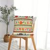 Boho Mexican Floral Throw Pillow Cover Vintage Ethnic Floral Print Decorative Cushion Case For Home Sofa Couch