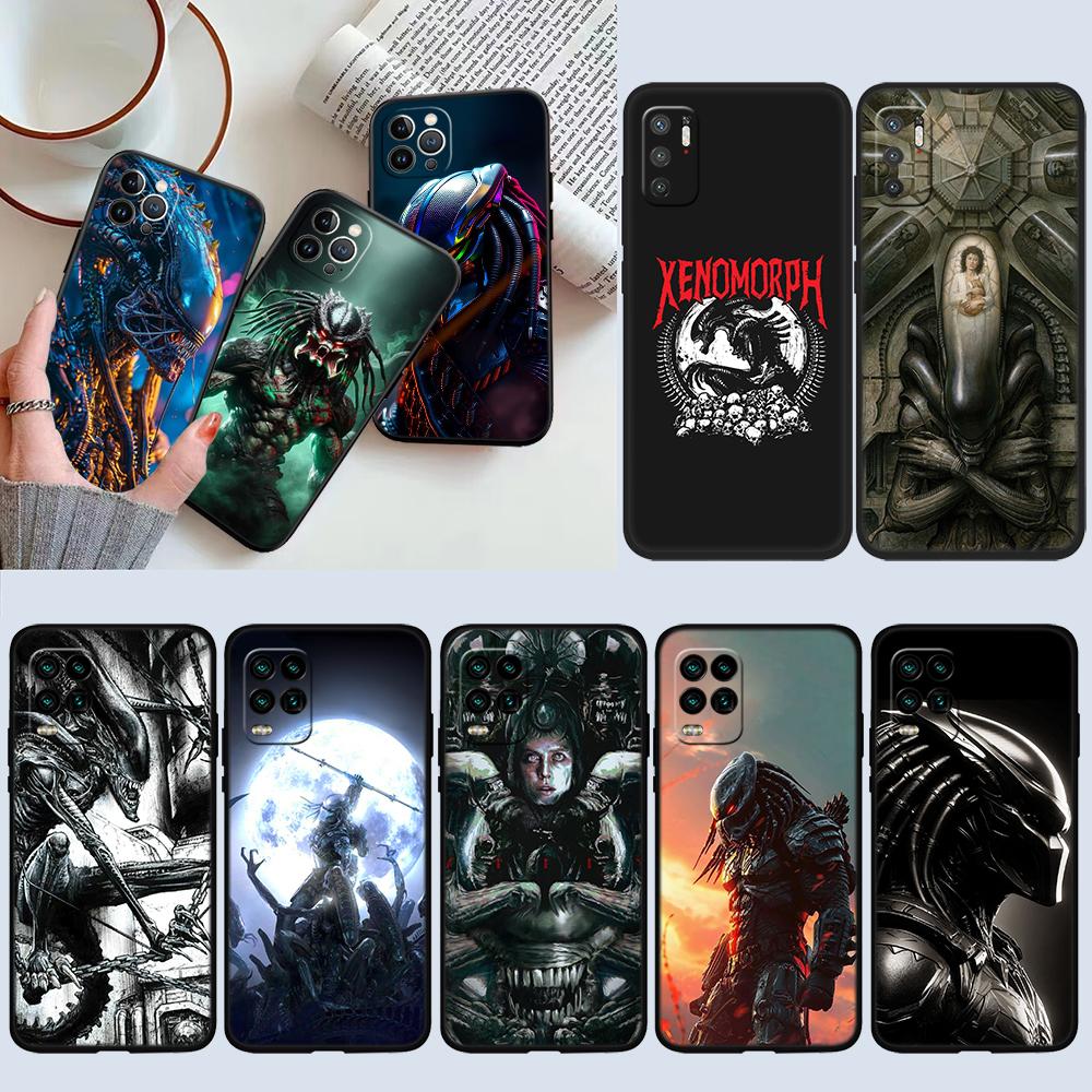 NH4 Aliens vs Predator Xenomorph New High-End Shell Phone Case for Redmi Note 8 9 Pro Max 9S 9T 9C NFC 8T 8A 10A A4