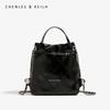 Lingge Chain Bag Backpack Женская новая повседневная модная универсальная маленькая ароматная сумка для мусора