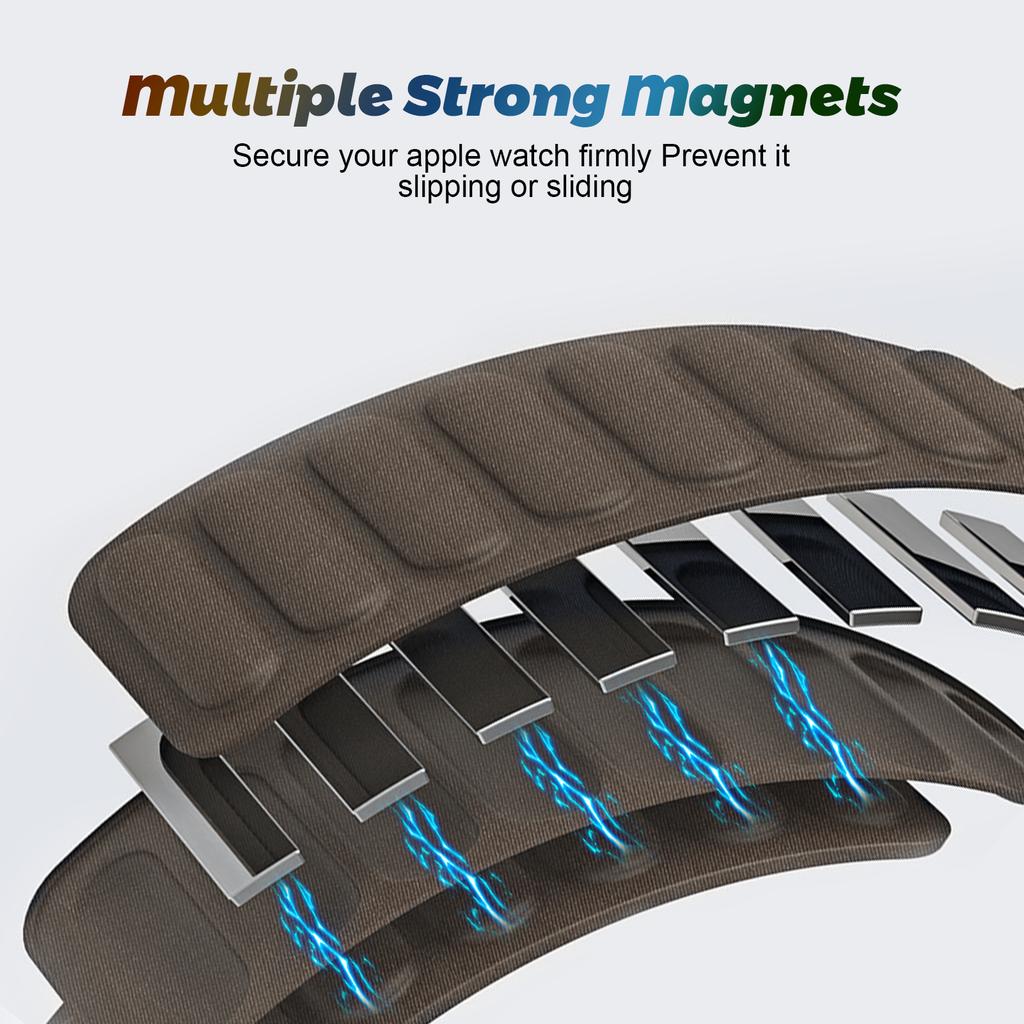 Bands for Apple watch strap Ultra 2 3 49mm 44mm 40mm 46 45mm FineWoven Magnetic Loop correa bracelet iWatch Series 9 8 SE 11 10