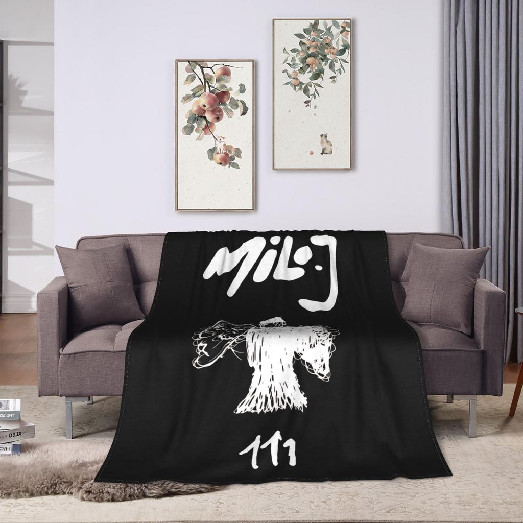 Rapper Milo J 111 Blanket Quality Warm Soft Throw Blanket Winter Camping Outdoor Novelty Bedspread