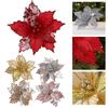 Maple Leaf Decorations Simulated Christmas Flower Fabric Material